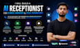 build an ai receptionist using vapi or retell ai