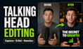 edit talking head videos with engaging captions