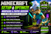 setup minecraft modpacks, optimize paper servers, and fix mod conflicts