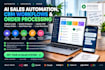 build ai sales automation, CRM workflows and order processing