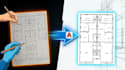 convert PDF, image, hand sketch to editable autocad dwg plan