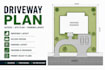 design driveway plan, access layout, site plan , parking layout