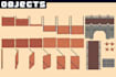 do pixel art tileset pixel character, pixel background pixel game sprite sheet