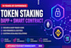 do staking website with smart contract integration