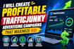 create profitable traffic junky advertising campaigns that maximize ROI