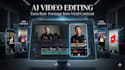 do a ai content video edit