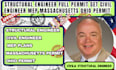 structural engineer full permit set civil engineer mep massachusetts ohio permit