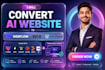 convert lovable bolt base44 claude replit v0 ai website to webflow wix wordpress
