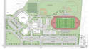 create campus map collage, wayfinding map and school property site plan