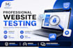 do website testing, usability testing, QA testing, and bug testing