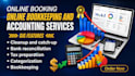 do accounting and bookkeeping using quickbooks online, quickbooks clean up