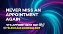 develop booking appointment bot,vfs bot,booking bot,vfs appointment
