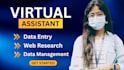 be your data entry specialist