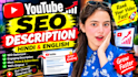 write SEO youtube description in hindi and english