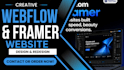 design webflow website, framer website, figma to webflow, webflow developer
