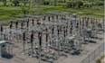 create a 3d electrical substation model and rendering