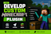 develop custom minecraft plugin, spigot papermc plugin, minecraft server plugin