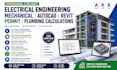 electrical engineering mechanical autocad revit permit drawings website design