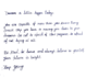 write anything with my beautiful handwriting