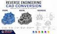 do 3d cad reverse engineering, cad conversion and 3d model from stl