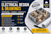 do electrical engineering designs plumbing hvac plans electrical permit drawings