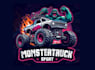 create high quality monster jeep logo with express delivery