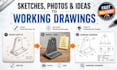 convert sketches photos and ideas into working drawings