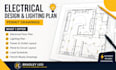 design electrical plans, lighting plans, and permit drawings