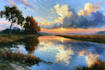 digital landscape oil painting