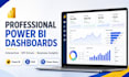 create an interactive power bi dashboard and data visualization