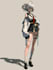draw anime art illustration for