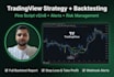 build a tradingview pine script strategy with backtesting and alerts
