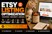 optimize your etsy listings for SEO