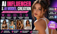 create a realistic ai influencer and ai model for instagram