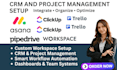 setup notion workspace optimize your clickup  trello pipedrive monday com asana