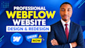 do webflow landing page development, fix webflow website, design webflow website