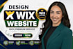 design and redesign wix website