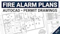 create fire alarm plans and permit drawings in autocad