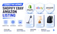 do shopify, ebay and amazon products listing