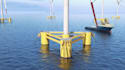 create 3d industrial animation offshore wind turbine technical engineering video