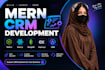develop a mern stack CRM web application