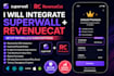 integrate superwall revenuecat paywall and subscriptions in your mobile app