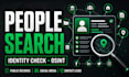 conduct people search and background investigation using osint