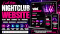do nightclub website, nightlife website, bar website, dj and event website