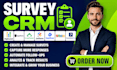 do survey hubspot qualtrics surveymonkey typeform jotform alchema medallia CRM