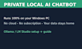 install a private local ai chatbot on your windows PC