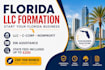register your florida llc, corporation or nonprofit and get ein
