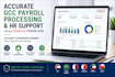 provide gcc payroll processing and HR support using oracle