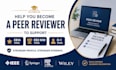 provide peer reviewer invites from ieee, springer elsevier with certificate