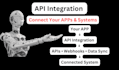 integrate apis and webhooks to connect your apps